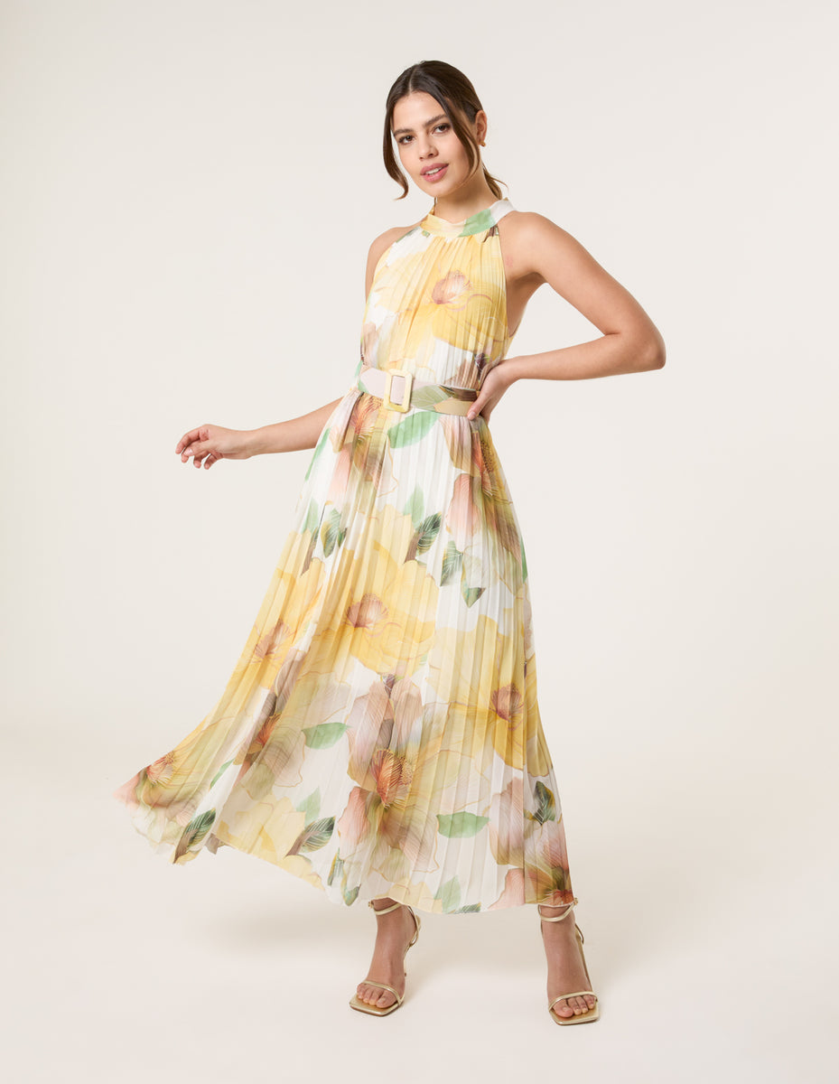 BALLOON CHIC - Lemon Print Dress main image 0