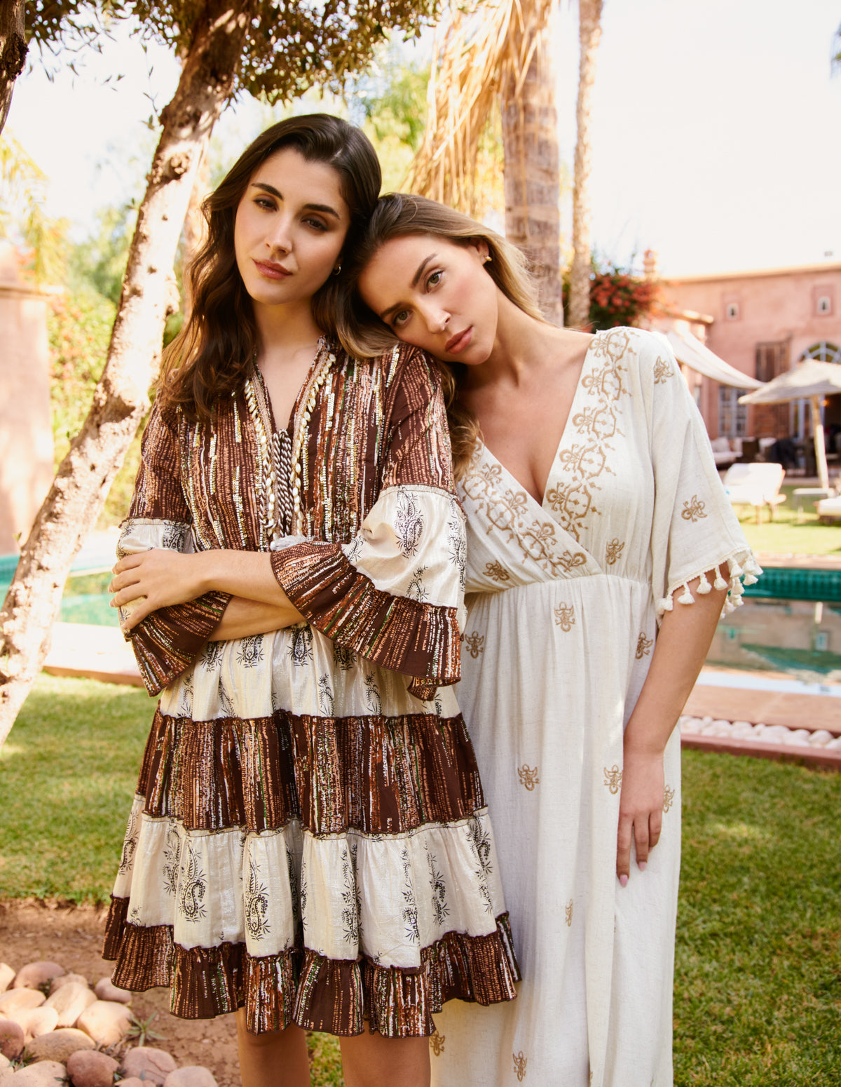 Beaded Smock Mini Dress Beaded Smock Mini Dress