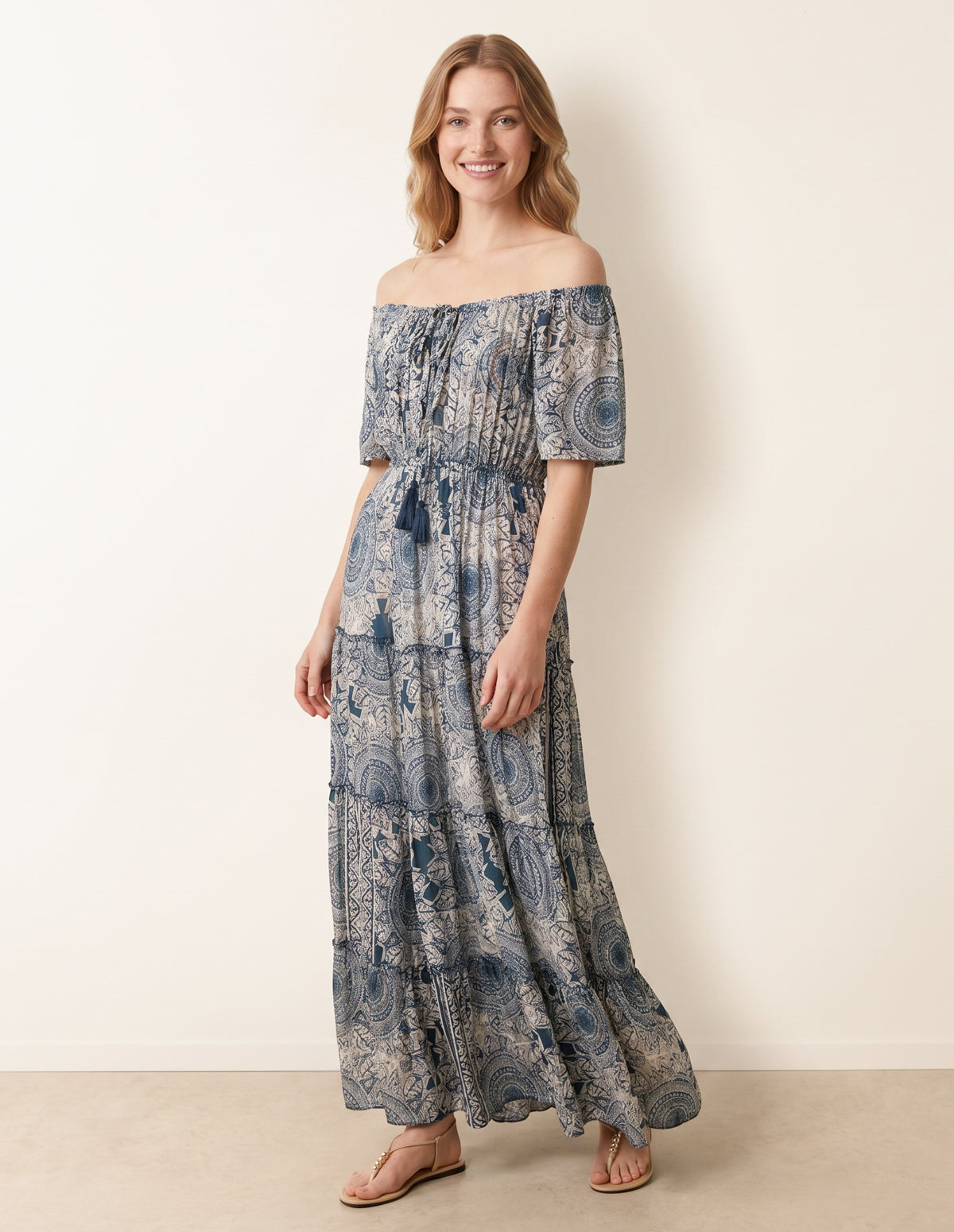 Navy | Tie Front Maxi Dress | Blue Vanilla Navy | Tie Front Maxi Dress | Blue Vanilla