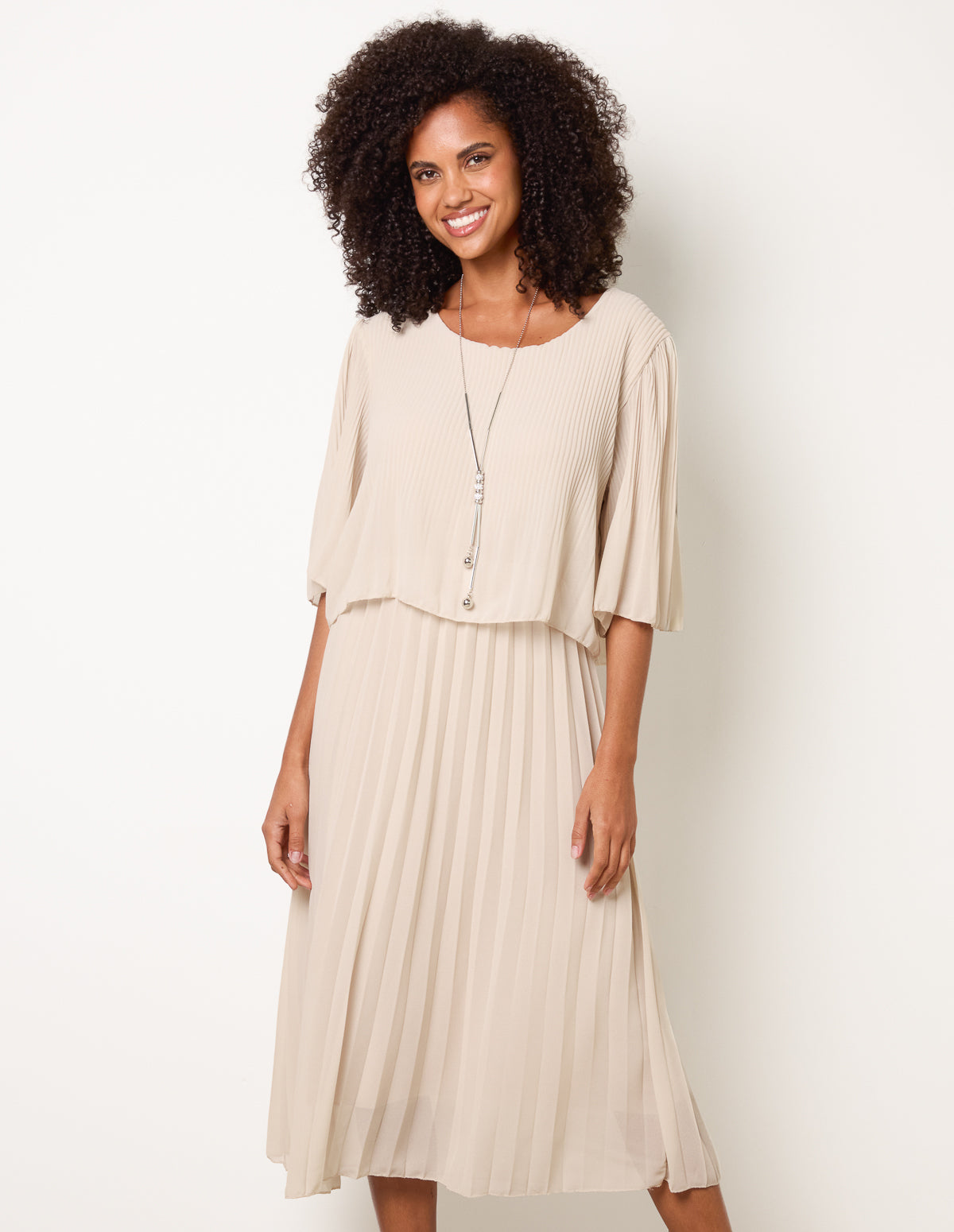 stone stretch woven extreme pleated dress Black Stretch Woven Extreme Pleated Shift Dress