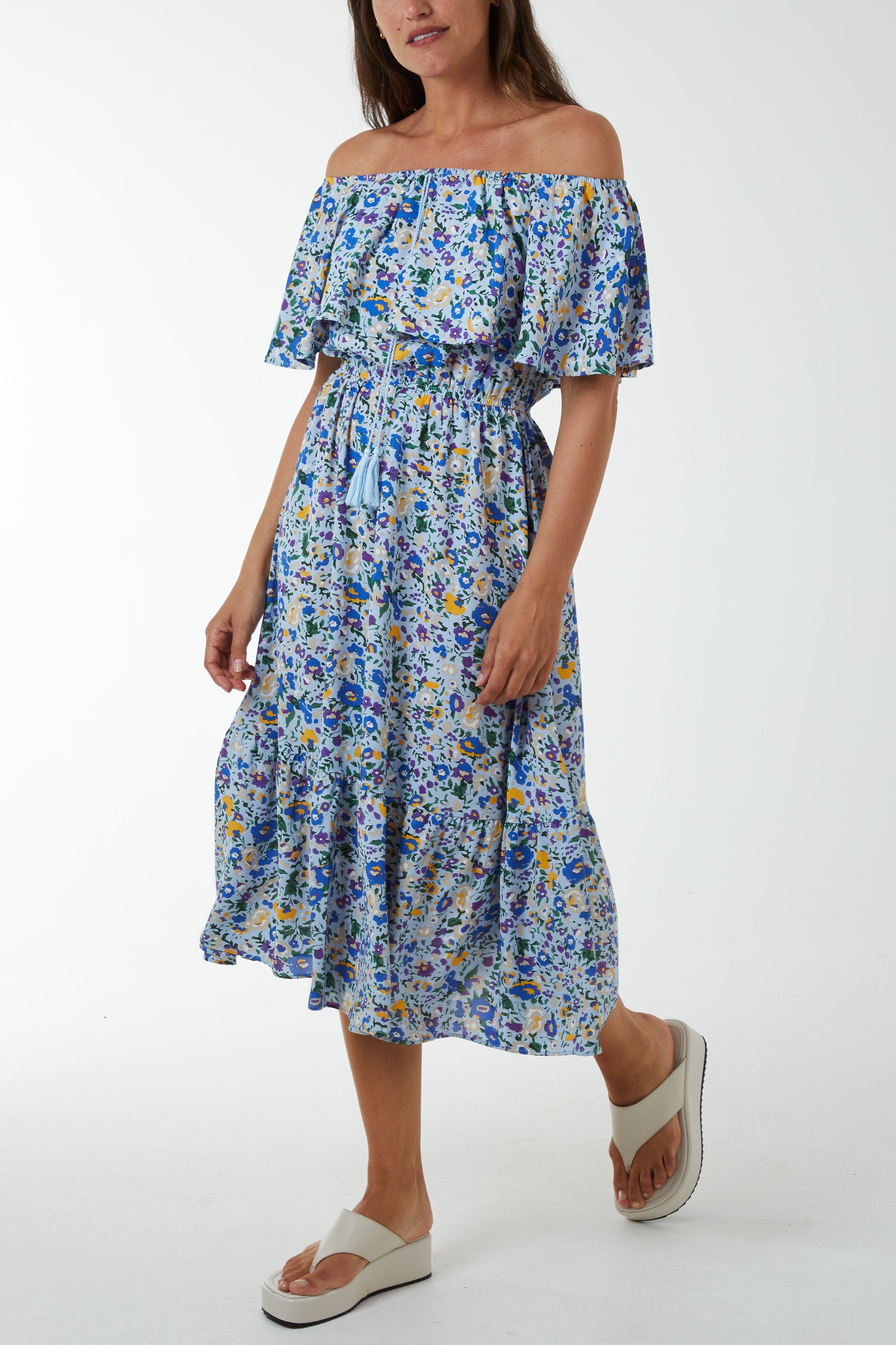 Lace Bardot Blue Floral Dress Dresses Ditsy Floral Square Neck Shirred Maxi Dress Boohoo Lace Bardot Blue Floral Dress Dresses Ditsy Floral Square Neck Shirred Maxi Dress Boohoo