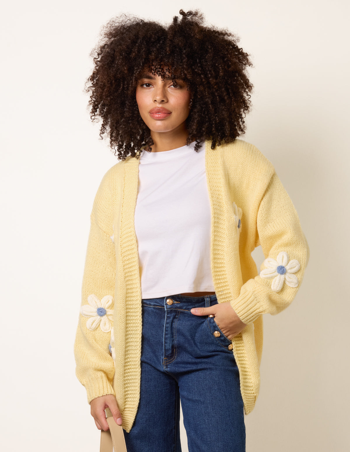 Lemon | Daisy Cardigan | Blue Vanilla