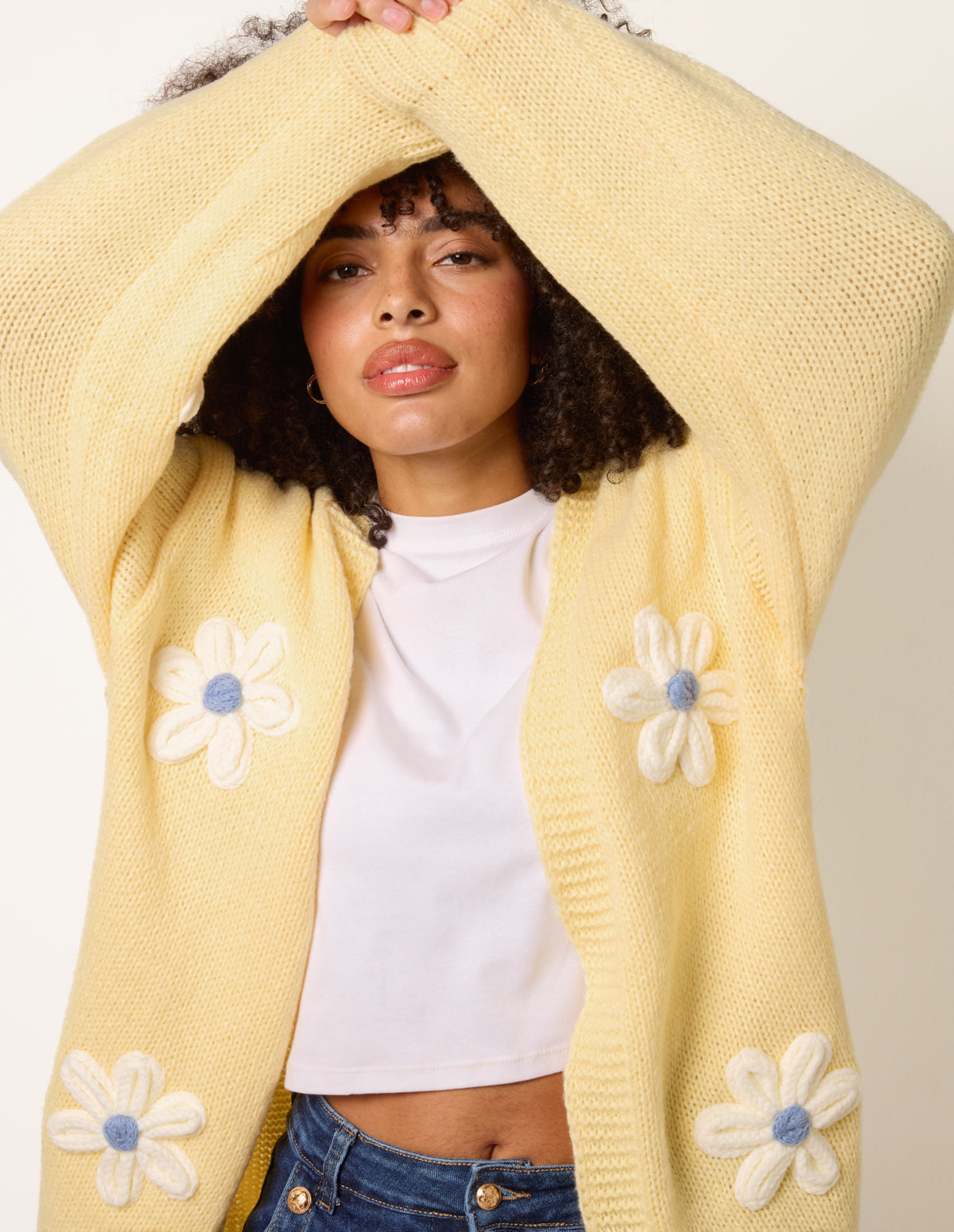 Lemon | Daisy Cardigan | Blue Vanilla