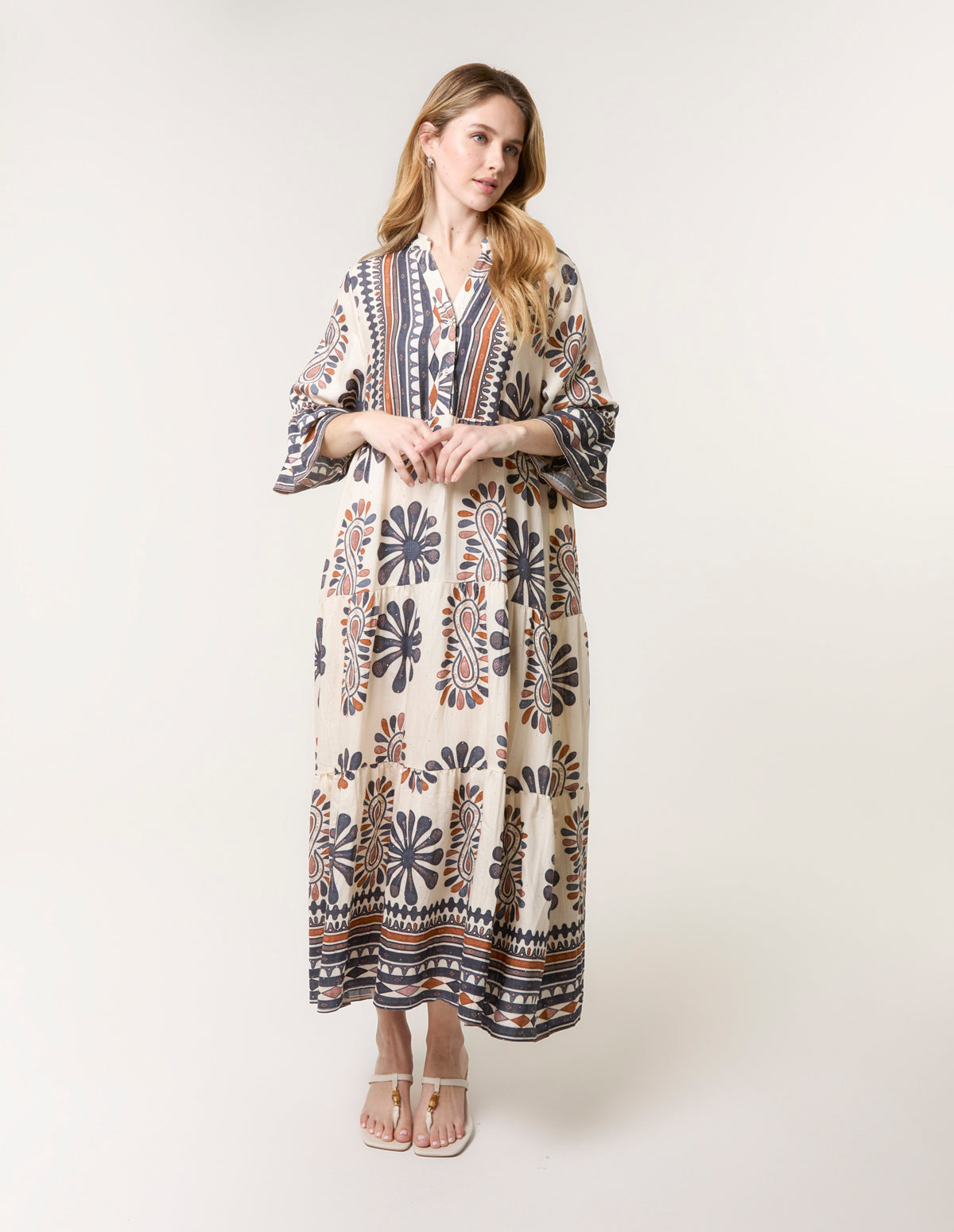 Navy | Aztec Diamante Maxi Dress | Blue Vanilla Navy | Aztec Diamante Maxi Dress | Blue Vanilla