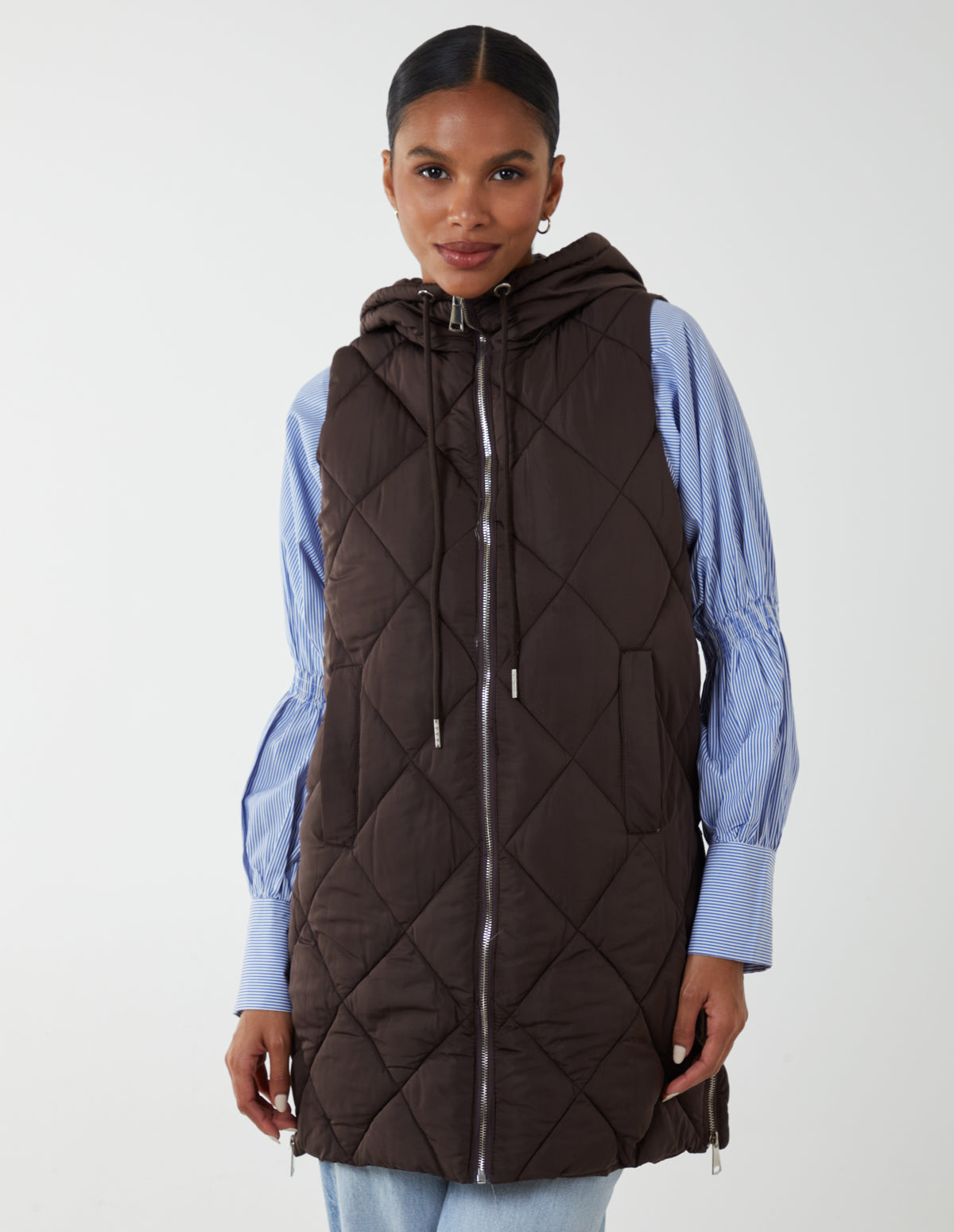 Hoody Puffer Gilet